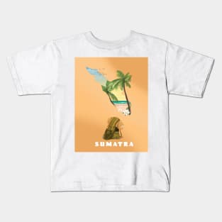 Sumatra Travel Map Kids T-Shirt